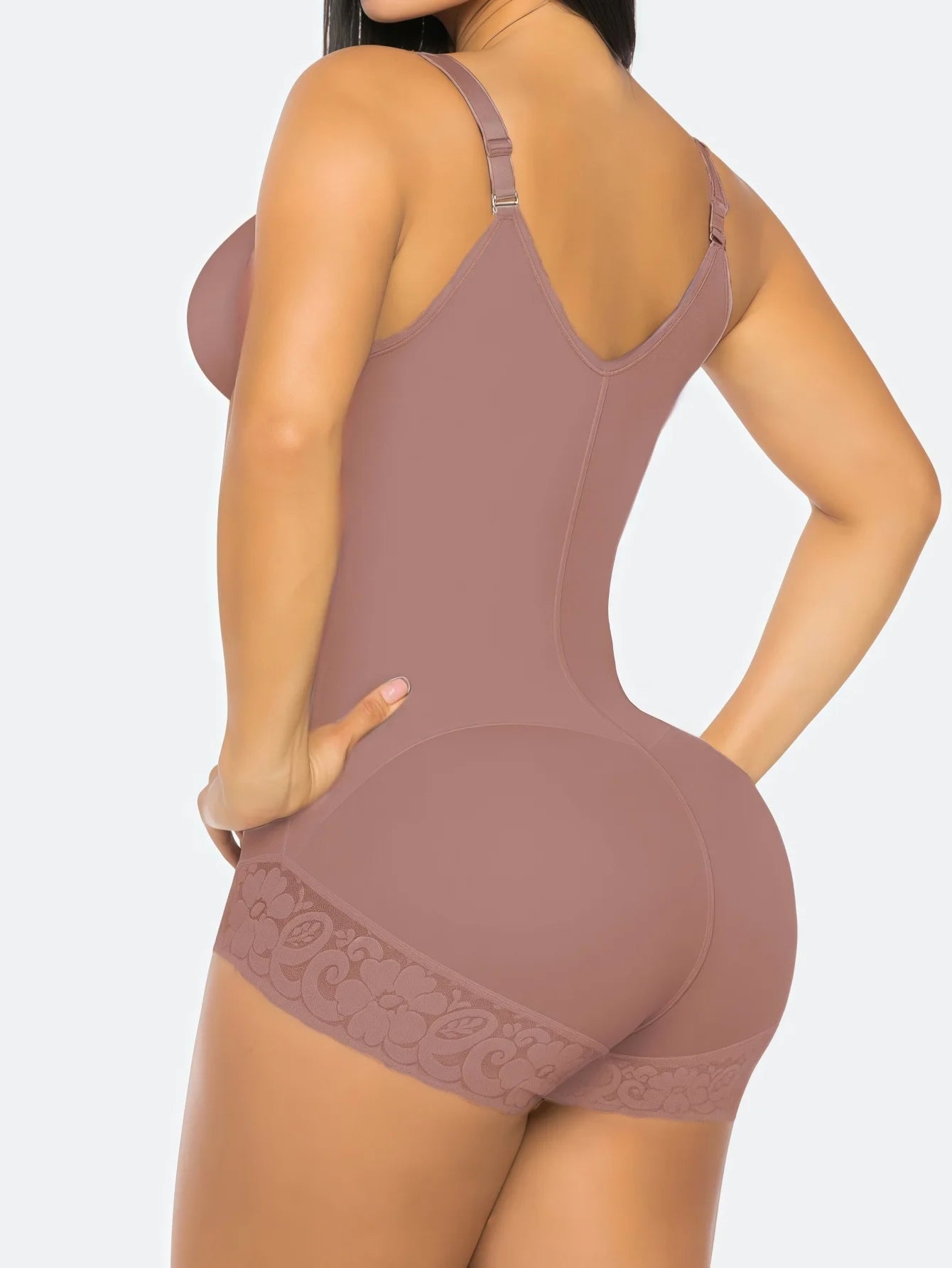 1pc Shapewear Double Compression Tummy Control Body Shaper Postpartum Butt Lifter Compression Garment