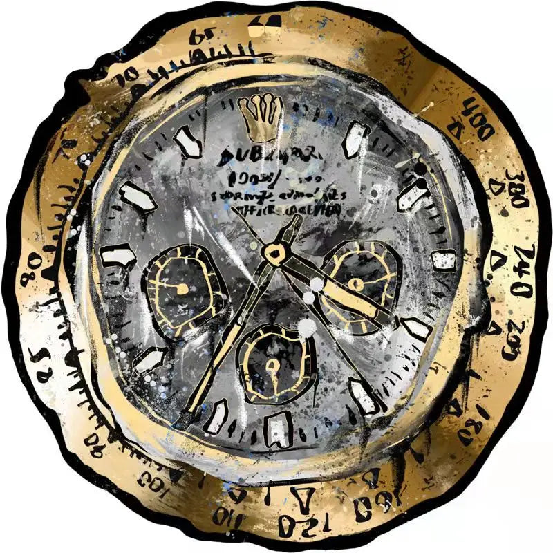 Clock Dial Art Printed Floor Mat Door Mats Lounge Rug Kids Carpet Living Room Bedroom Cloakroom Modern Home Decoration Rugs