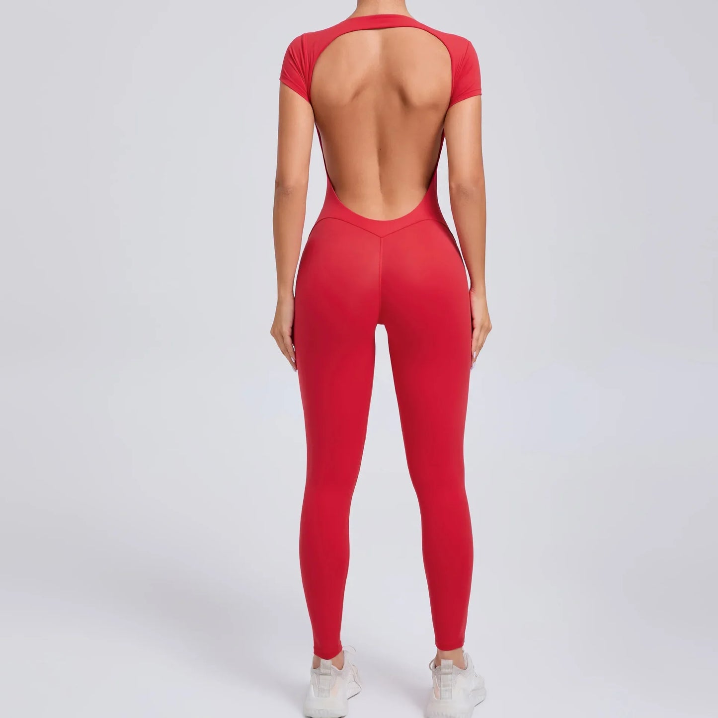 Sports Jumpsuit Woman Gym Sexy Long Jumpsuits One Pieces Fitness Overalls Yoga Sportswear Black Body Women Clothes Short Sleeve