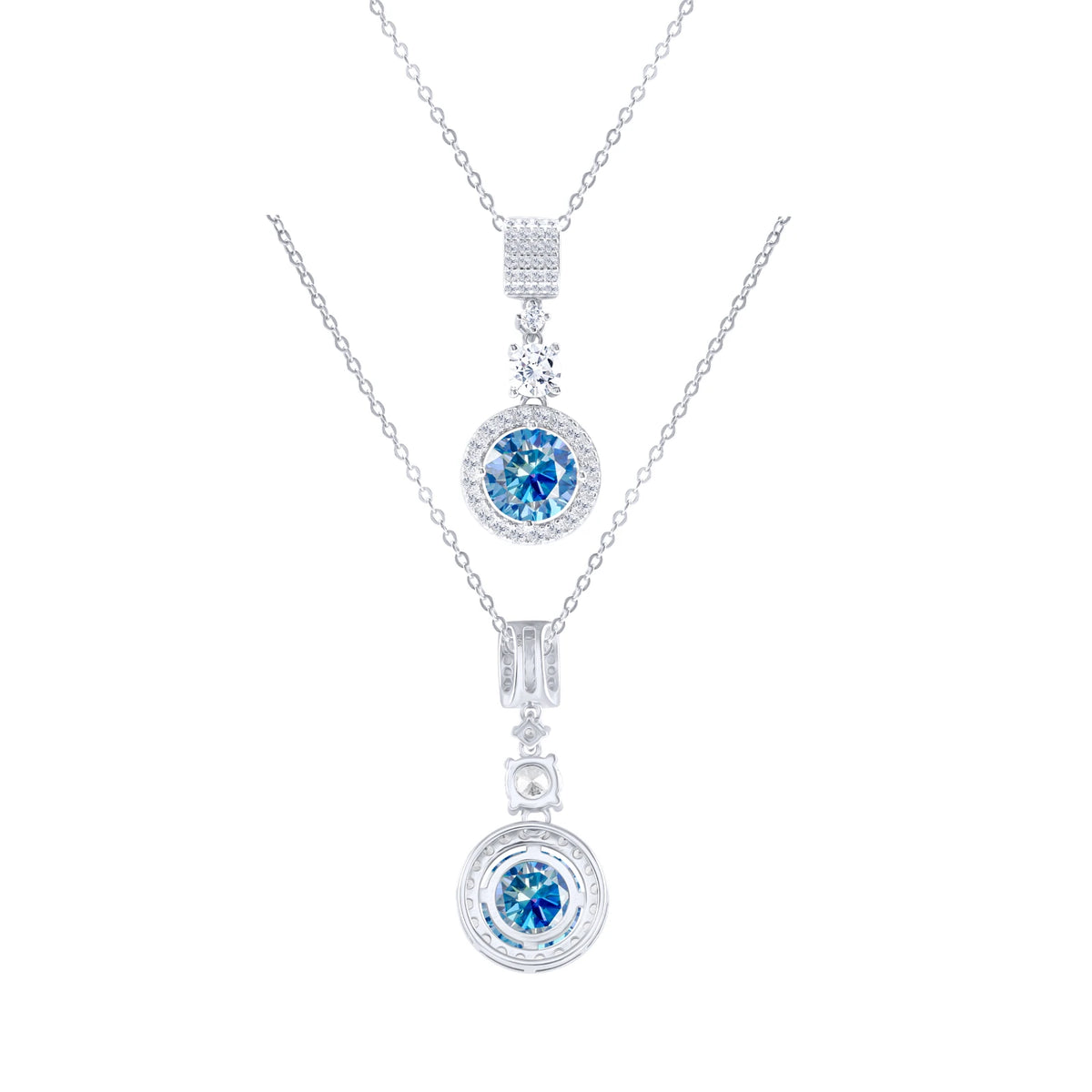 TY 5CT DColor Moissanite 925 Sterling Silver Pendant Necklace Fine Jewelry Necklace Women Fashion Accessories For Party Wedding