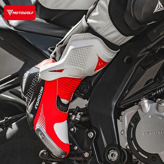 Modo Wolf Motorcycle Riding Boots Motorcycle Riding Shoes High-Top Racing Boots Off-Road Professional Rider equipment Men