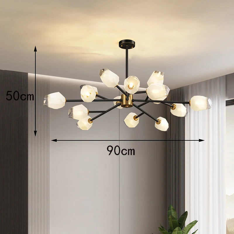 Nordic Home Decor Dining Room Pendant Lamp Lights Indoor Lighting Ceiling Lamp Hanging Light Chandelier Lamps for Living Room