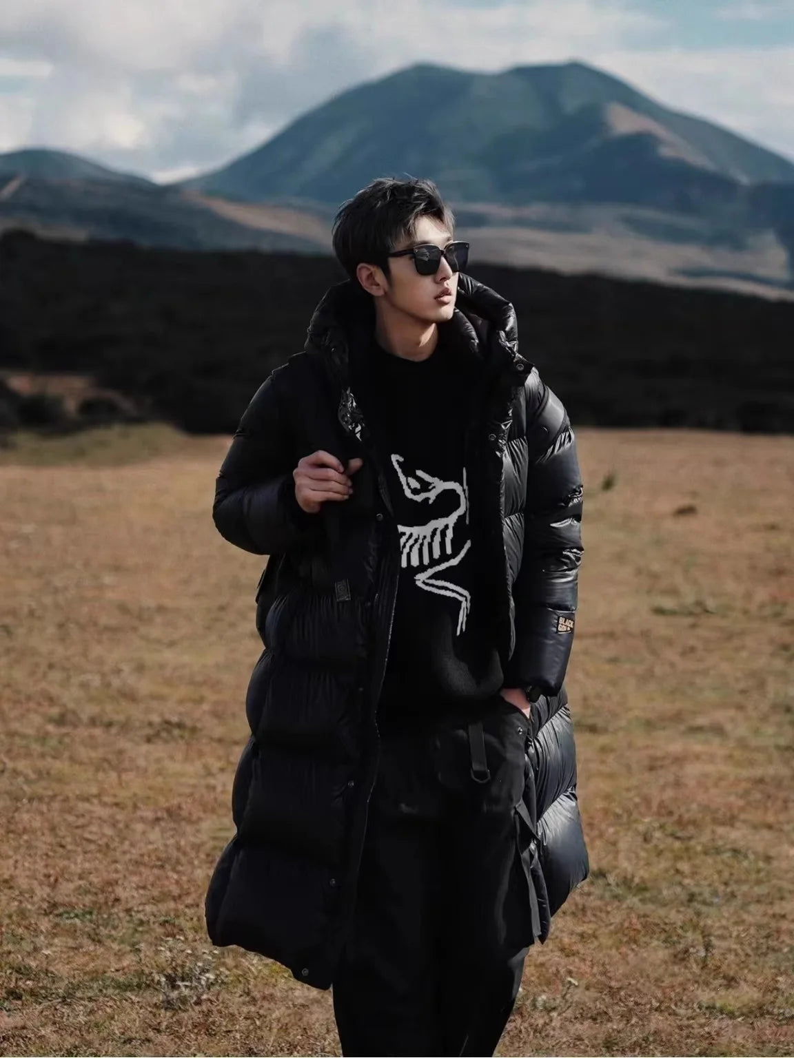 2026 New 500g+ White Goose Down Parka, Long Thick -40°C Extreme Cold Resistant Coat, Winter Gear Couple Matching Down Coat
