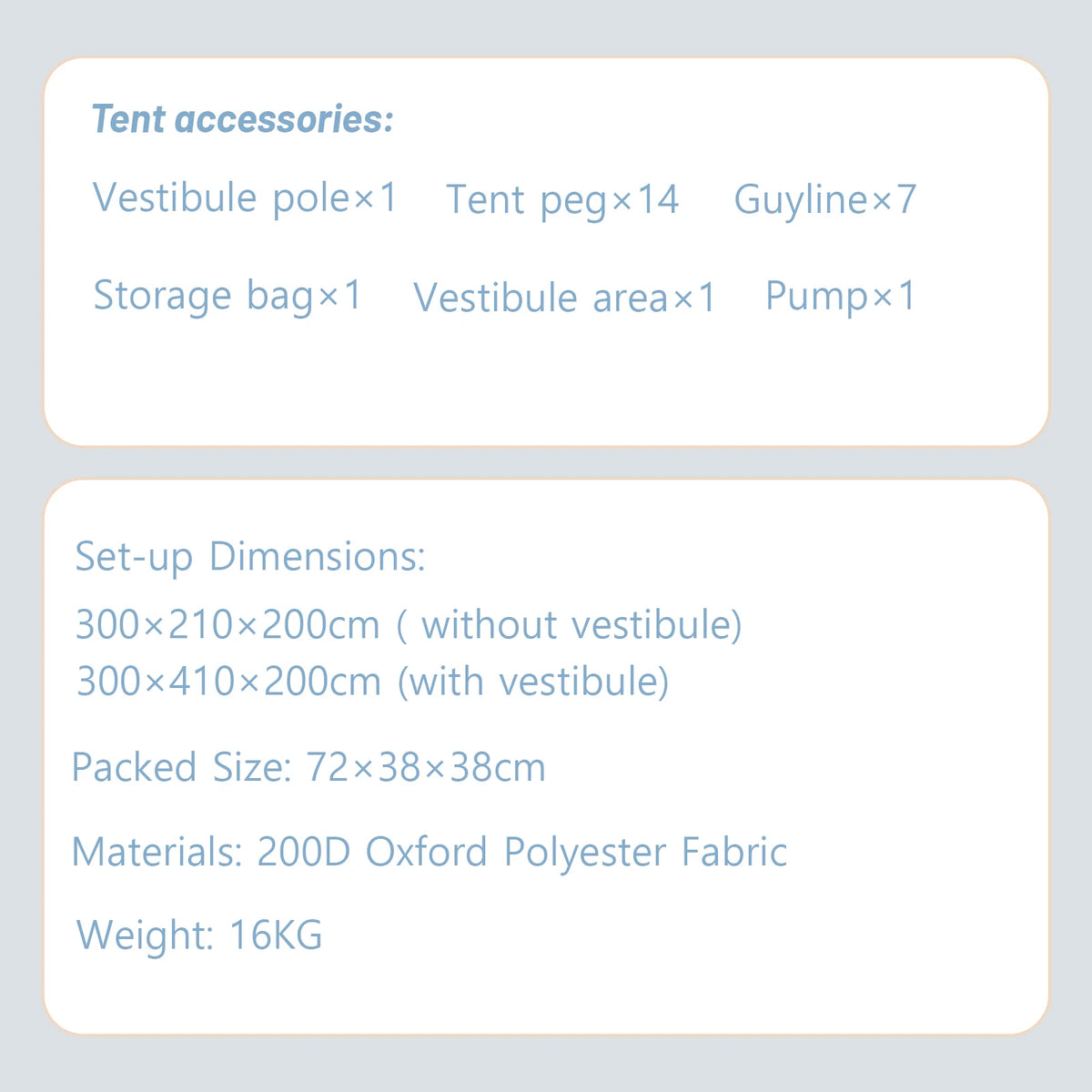 PAKICETUS Luxury Inflatable Camping Tent with Skylight Quick Setup Blow Up Tent with Air Pump 4-6 Persons Large Family Portable Outdoor Tent for Camping Hiking Backyard