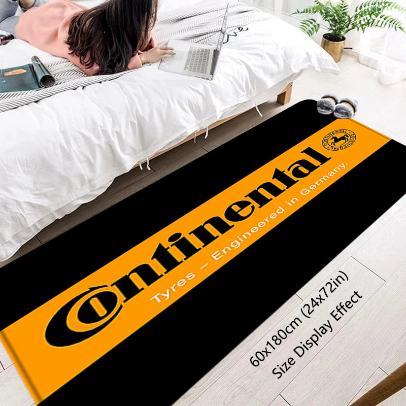 Door Mats Interior Foot Rug Continentals Tyres Welcome Floor Mat for Entryway Soft Hallway Carpet Kitchen Rugs Fluffy Home Decor