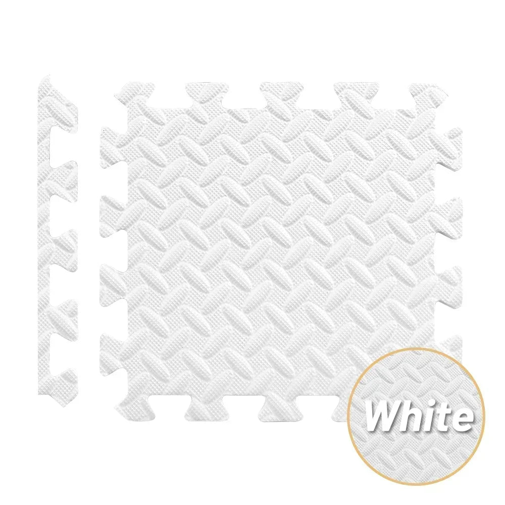 1-20PCS Soft Foam Interlocking Carpet Tiles - Non-Slip Puzzle Floor Mats Ideal for Home Gym and Baby Playroom Rugs for Bedroom