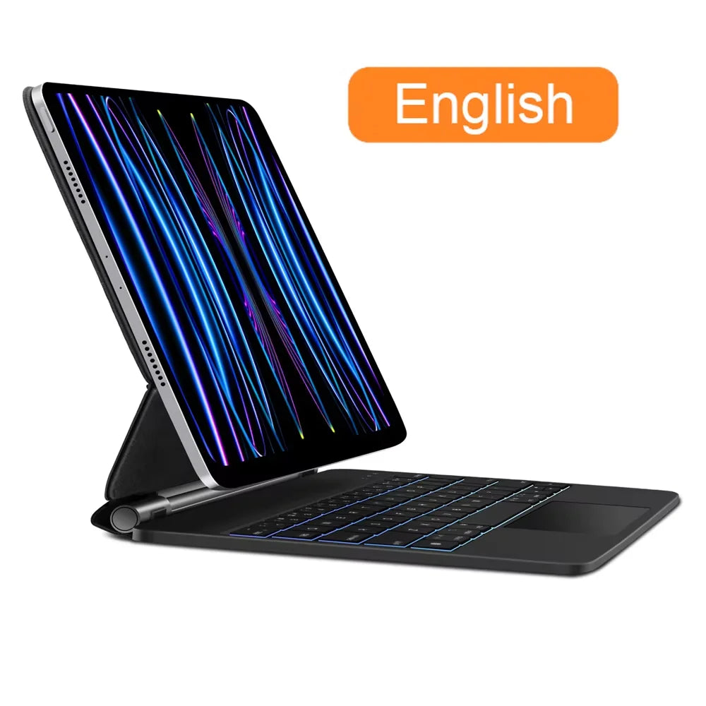 GOOJODOQ Magic Keyboard for iPad Pro 11 2024 Air 4 Air 5 Air 6 for iPad 12.9 10th Generation 6th 5th 4th 3rd Gen Cover Case