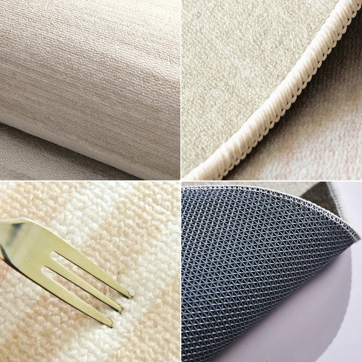 Large Area Carpet For Living Room Rug Bedside Bedroom Floor Mat Loop Pile TPR Non-Slip Waterproof Rugs 카페트 거실 대형 Alfombra Salón