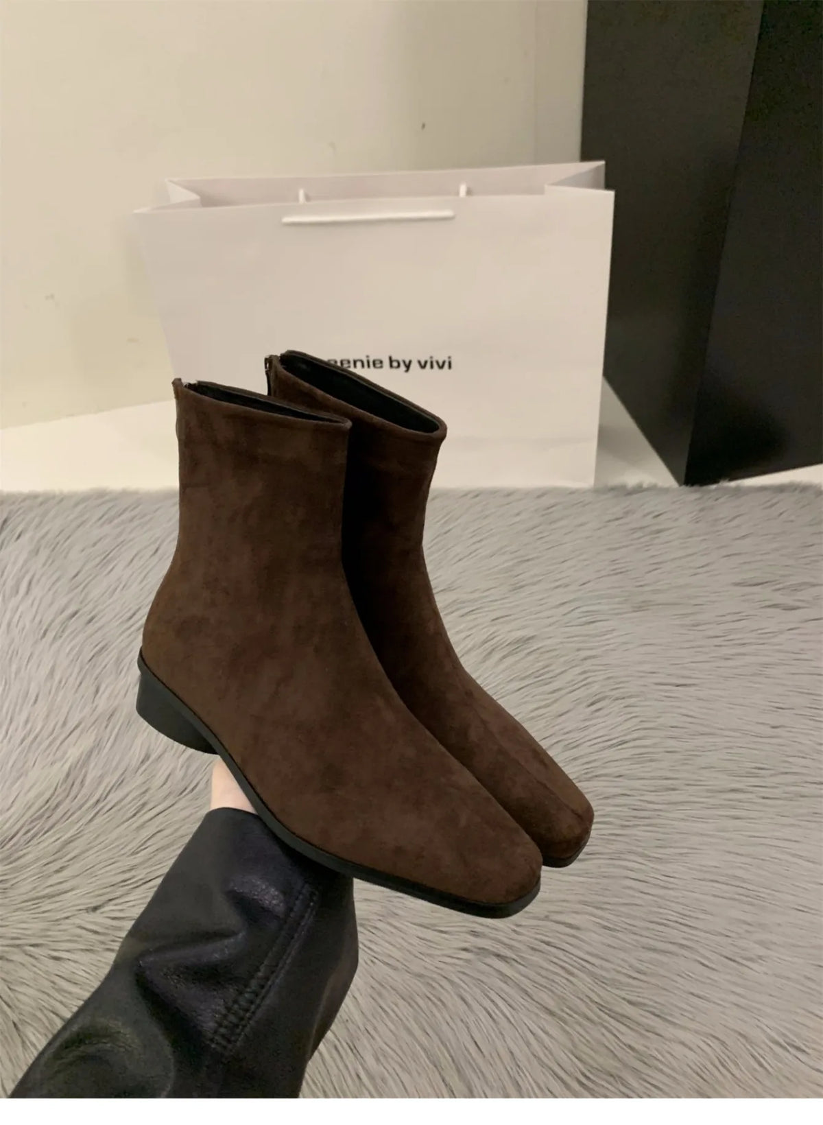 Women's Boots Autumn Luxury Elegant Casual Short Shoes Women's Low Heel Comfortable Short Outdoor Hiking Shoes for Women