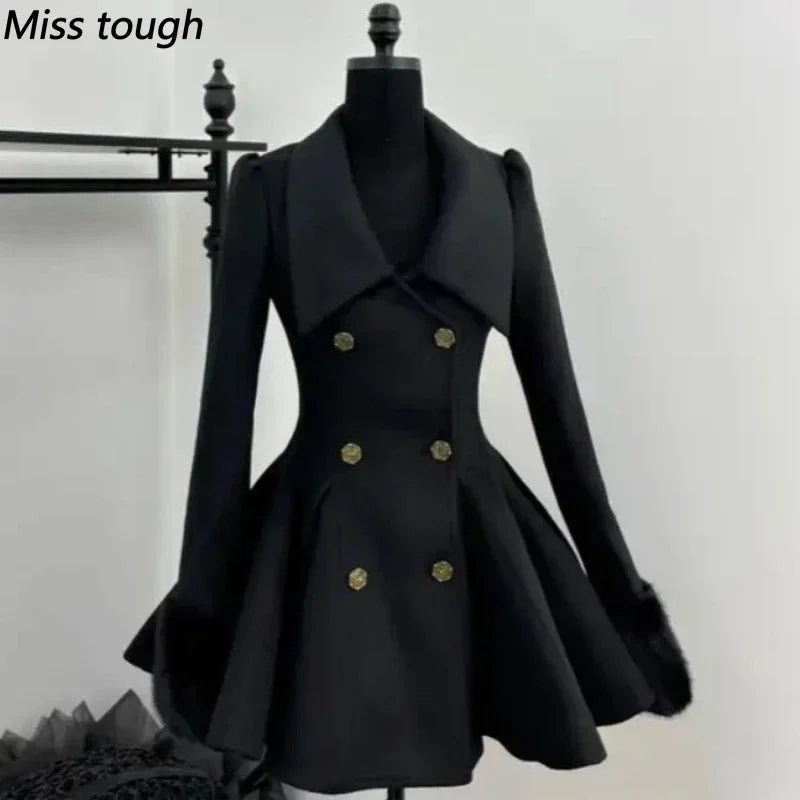 Autumn Korean Fashion French Elegant Women's Suit Warm Y2k 2 Piece Set Office Lady Slimming Design Party Outfits Woman Clothing