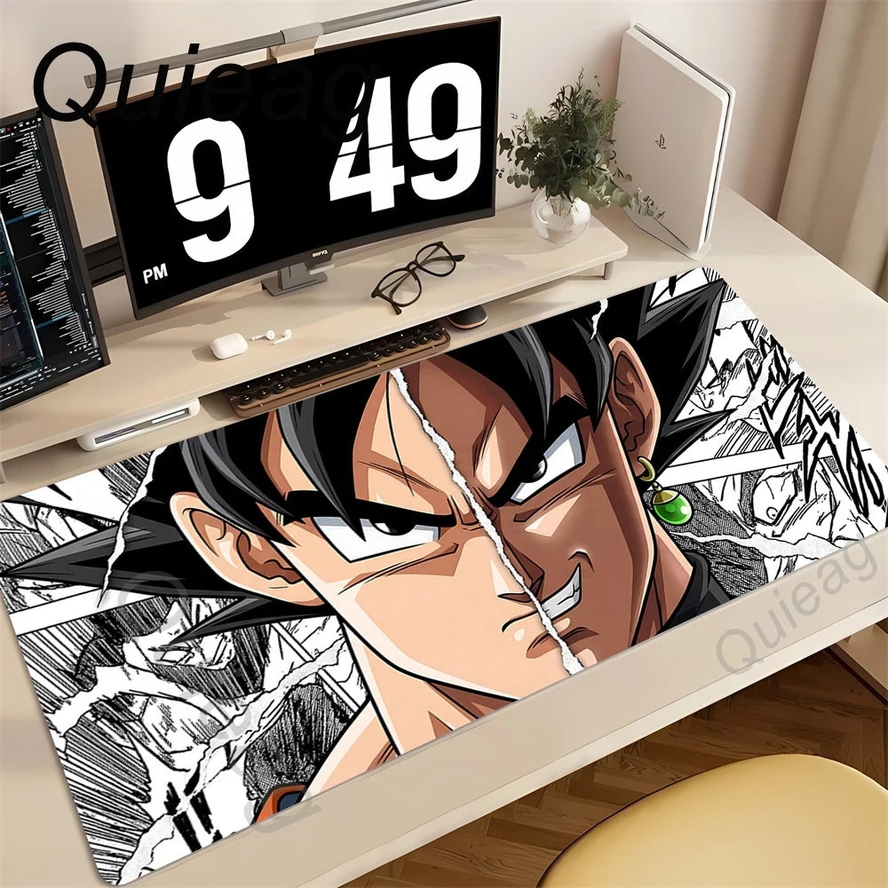 Large Mouse Pad DBZ Dragon Ball Master Game Rubber Mat Pc Keyboard Laptop Computer Speed Desk Mat Gaming Acessories Big Mousepad
