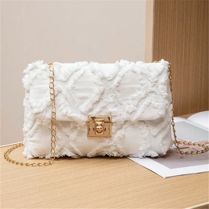 Stylish Crossbody Bags for Cowboys Unique Patterned Clutch Secure Button with Chain Shoulder Bag, Surprise Gift Bag for Friends.