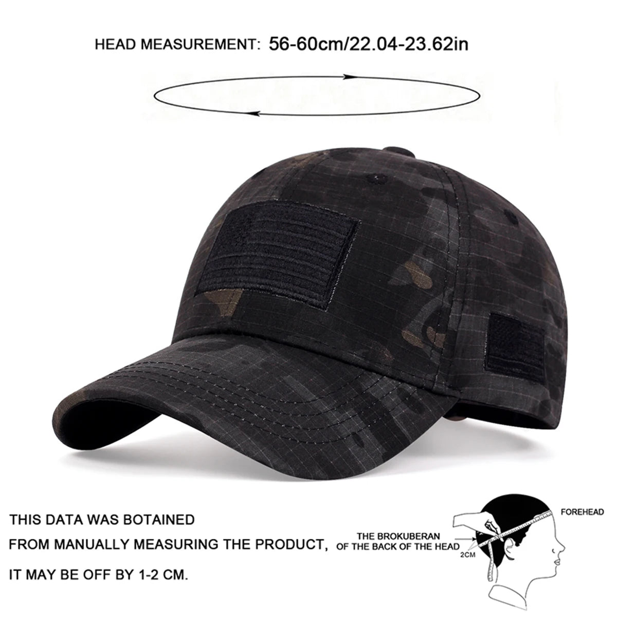 Unisex USA Flag Embroidery Baseball Caps Spring and Autumn Outdoor Adjustable Casual Hats Hip Hop Hat Sunscreen Hat
