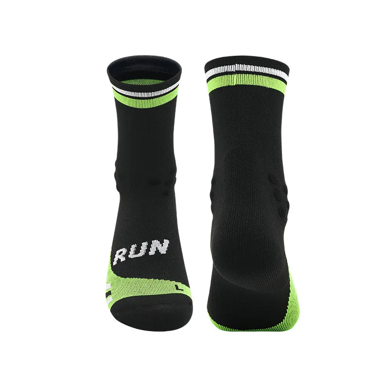 Running Compression Socks Crew Marathon Sport Sock For Man Woman Adult Teenager