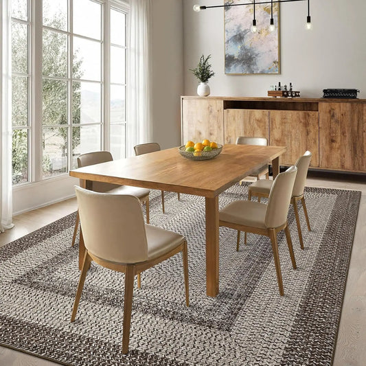8X10FT Boho Braided Carpets for Living Room Large Area Rugs Home Decor Non Shedding Carpet Moroccan Bedroom Beside Floor Mat Luxury