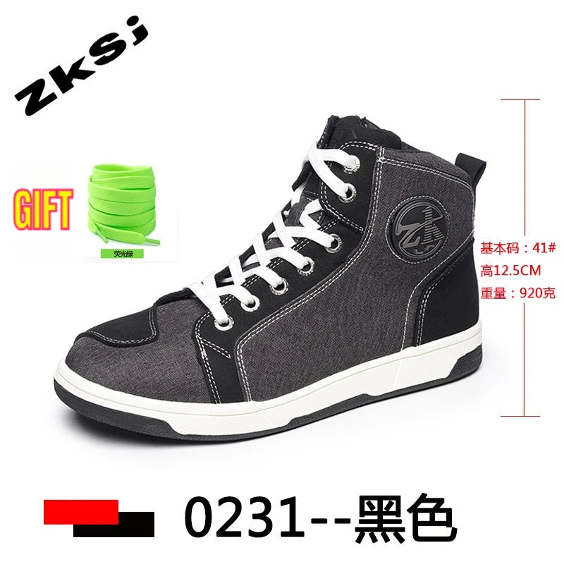 New Arrival Moto Boots Men Motobiker Shoes Motocross Boots Anti Fall Riding Boots for Road Racing Parkour Shoes Knight Equipment