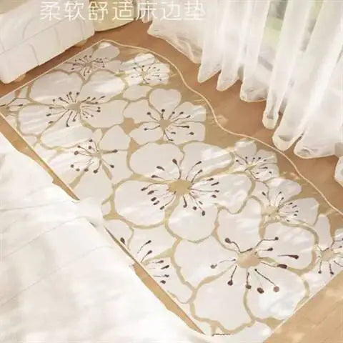 Fresh Style Green Carpet Green Moss Thicken Plush Rugs for Bedroom Bedside Irregular Non-slip Dirty Resistant Carpet Home Decor