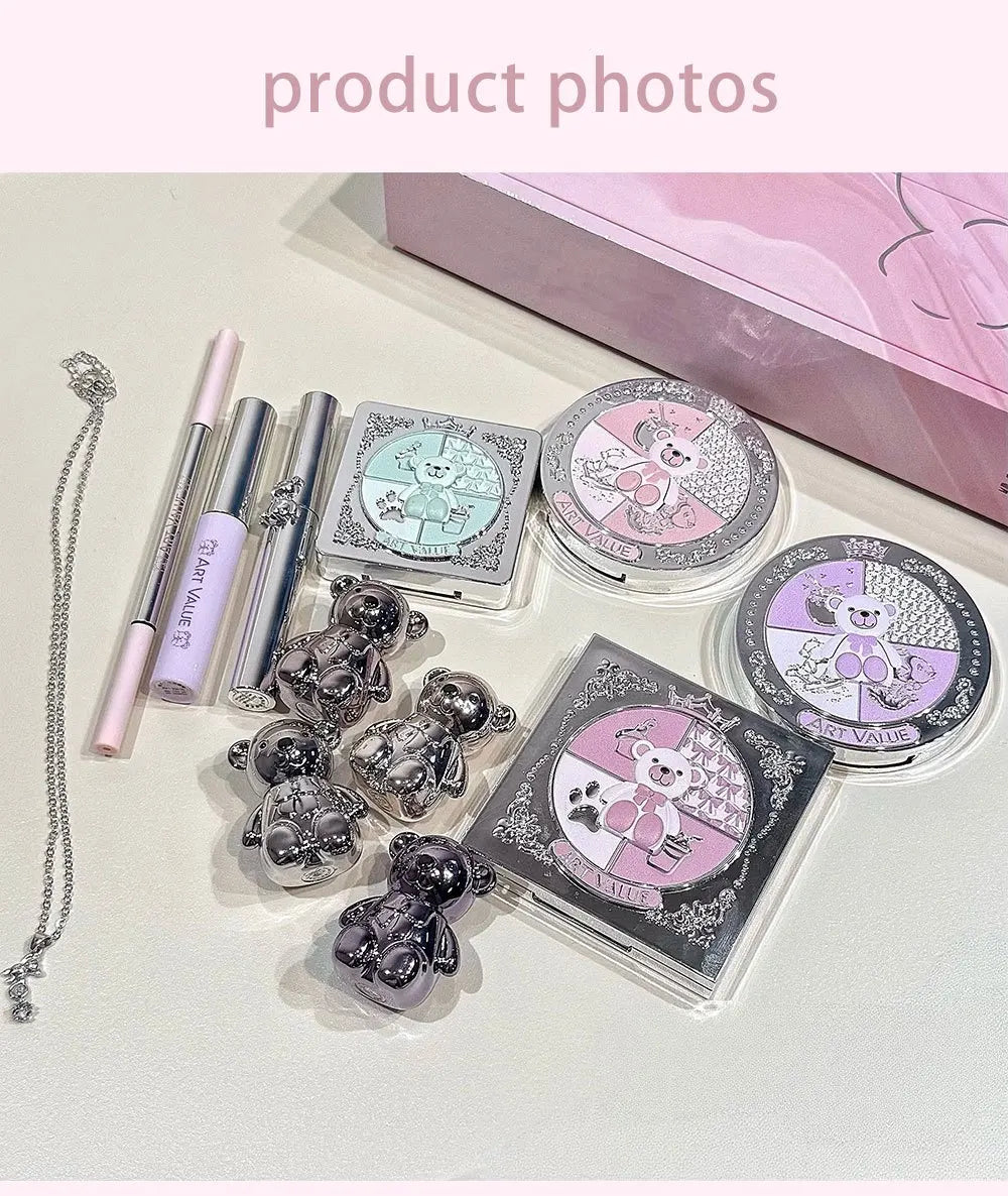 Bear Paradise Full Makeup Set - All-in-One Kit, Long-Lasting Natural Finish for Everyday & Glam Looks