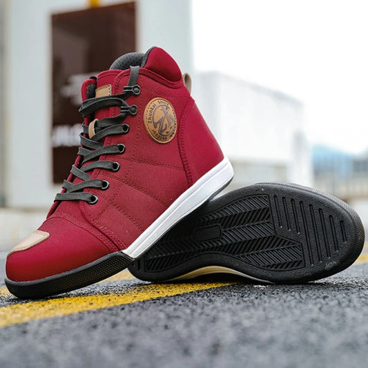 New Arrival Moto Boots Men Motobiker Shoes Motocross Boots Anti Fall Riding Boots for Road Racing Parkour Shoes Knight Equipment
