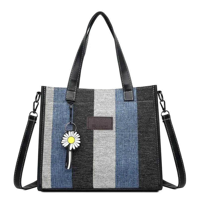 Fashion Messenger Bags For Women Shoulder Ladies Designer Handbag Solid Large Capacity Casual Canvas Shoulder Female Bag