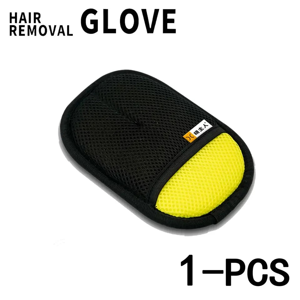 Animal hair glove Electrostatic gloves Two-way brush pet hair removal glove for cats dogs clothes furniture electrostatic