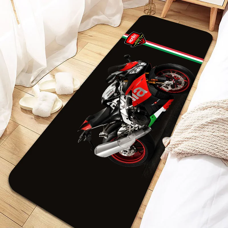 Motorcycle A-aprilias Door Mat Entrance Non-slip Doormat Washable Kitchen Carpet Living Room Hallway Rugs Bathroom Bath