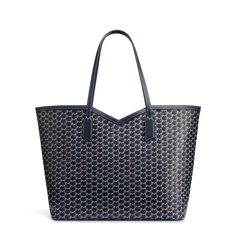 Luxury Brand Tote Bag Woman Classic Monogram Print Coated Canvas Handbag Large Capacity Shoulder Bag With Removable Zipped Pouch