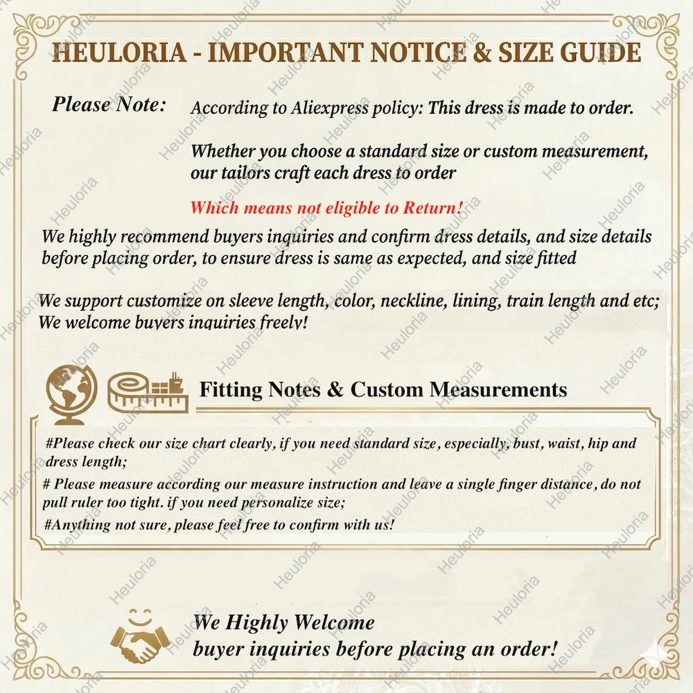 HEULORIA Mermaid Wedding Dresses long sleeve V neck bride dress lace applique beading wedding gown Robe de mariage customize
