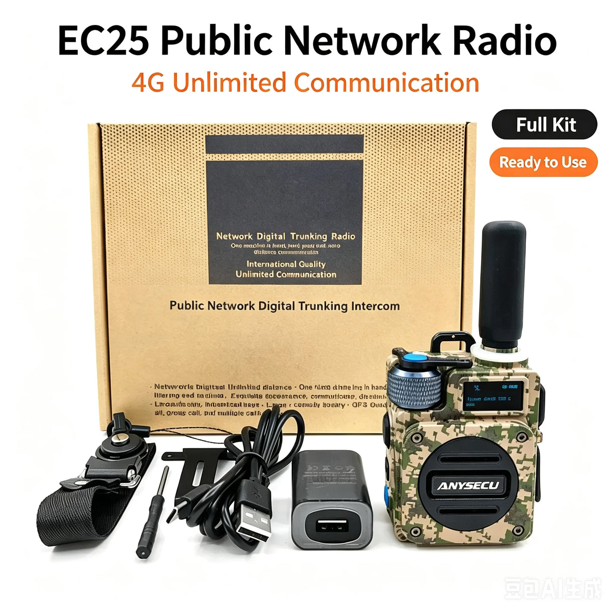 Hot SALE 4G Radio Camo G6 Australia B4 Band EC25-AU Type-C 6800mAh Battery Portable PoC Mini Two Way Radio With Realptt Platform