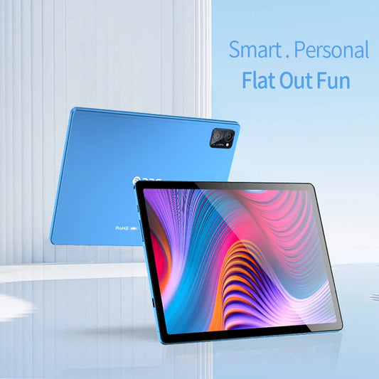 New Google Pad 10.1" Android Tablets Octa Core 8GB RAM 256GB ROM Dual SIM Network 4G LTE 5G Tablet PC 8000mAh with Keyboard case