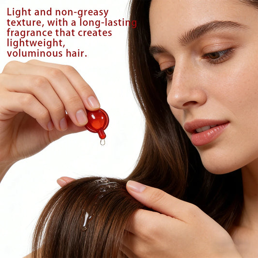 Biotin and collagen hair care essence, containing jojoba seed oil, thick hair essential oil, softening, hair loss smoothing, hai