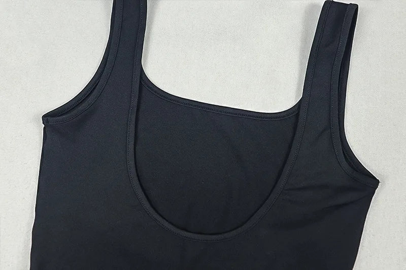Weird Puss Waistless Jumpsuit Women Sexy Backless Sleeveless Summer Solid Stretch Skinny Midnight Activity Workout Slim Overalls