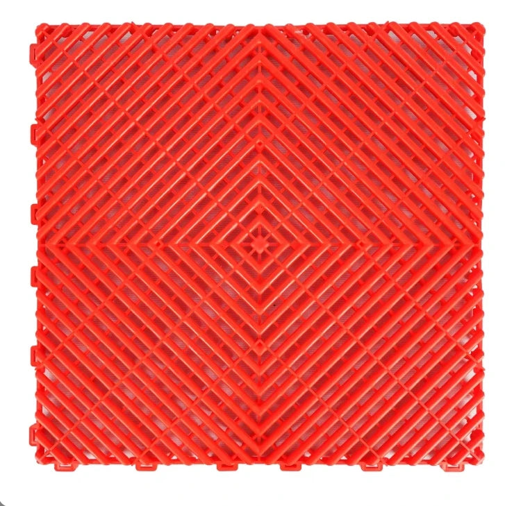 40PCS Pvc Garage Floor Tiles High Quality Pvc Car Garage Flooring Mat PP Plastic Interlocking Car Wash Room Tiles