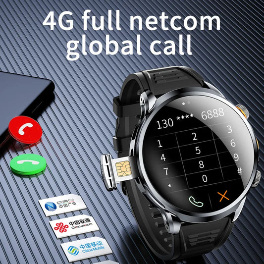4G Network Smart Watch Google Play Maps 1.95-inch 3D SIM Card Download APP Camera GPS WIFI NFC Call Android Men Women Smartwatch