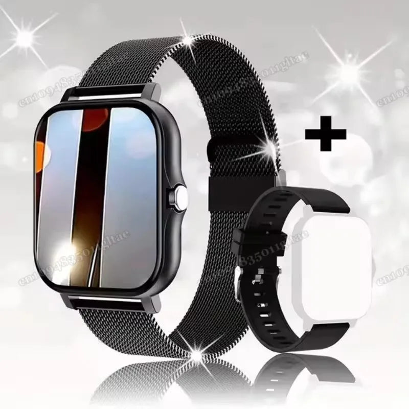 2026 New Smart Watch Android Phone 1.44''Inch Color Screen Bluetooth Call Blood Oxygen/Pressure Monitoring Smart Watch Women Men