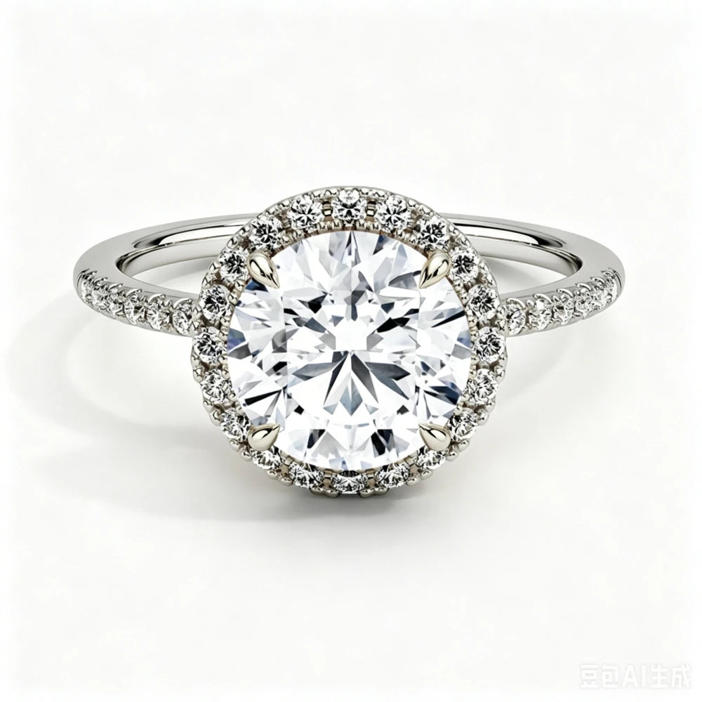 0.8-6Ct Cushion Cut Moissanite Solitaire Engagement Ring Fashion Wedding Rings for Women S925 Sterling Silver with Certificate