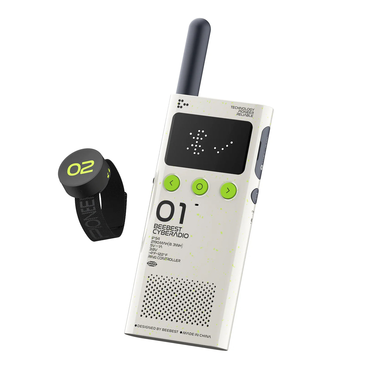 BEEBEST A101OS Lito Walkie Talkie Long Standby Optional Bands 5km Distance IP54 Outdoors Security With Finger PTT For XIAOMI 2S