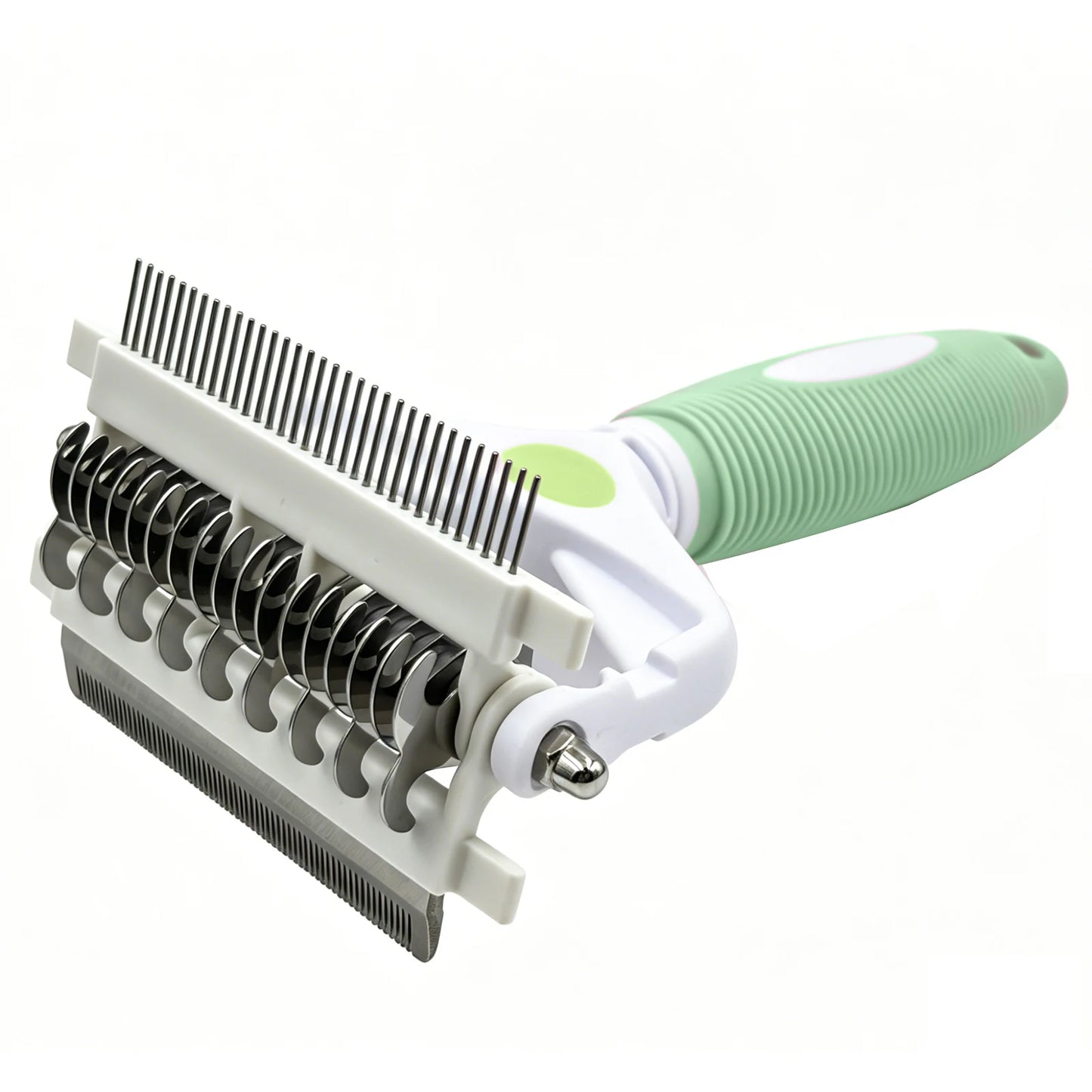 Pet Deshedding Brush 3 in 1 Cat Dog Hair Remover Puppy Kitten Comb with Stainless Steel Teeth Dogs Grooming Shedding Supplies