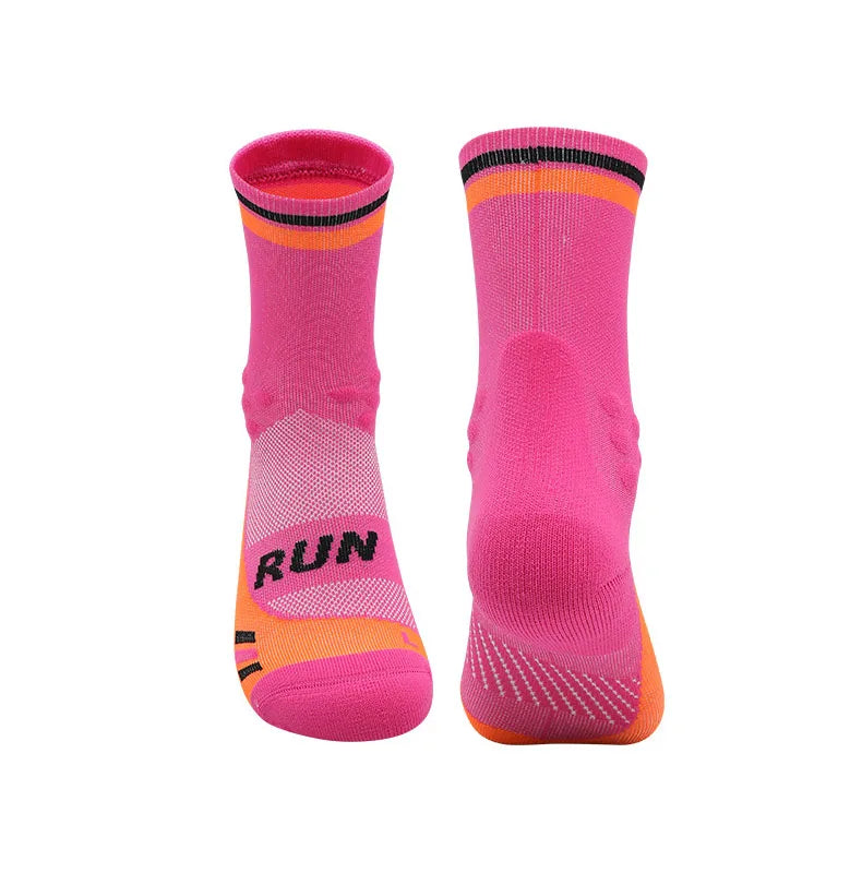Running Compression Socks Crew Marathon Sport Sock For Man Woman Adult Teenager
