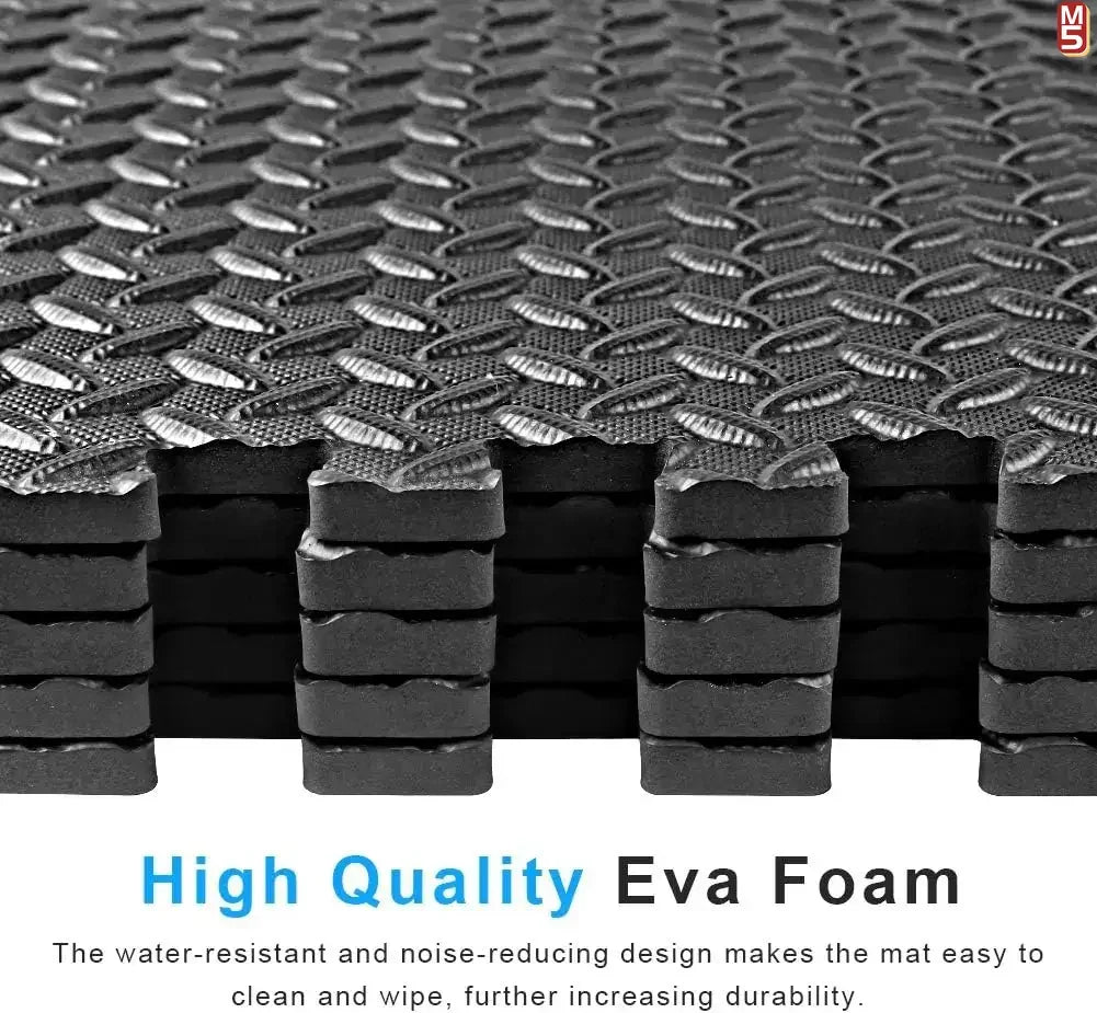 1-20PCS Soft Foam Interlocking Carpet Tiles - Non-Slip Puzzle Floor Mats Ideal for Home Gym and Baby Playroom Rugs for Bedroom