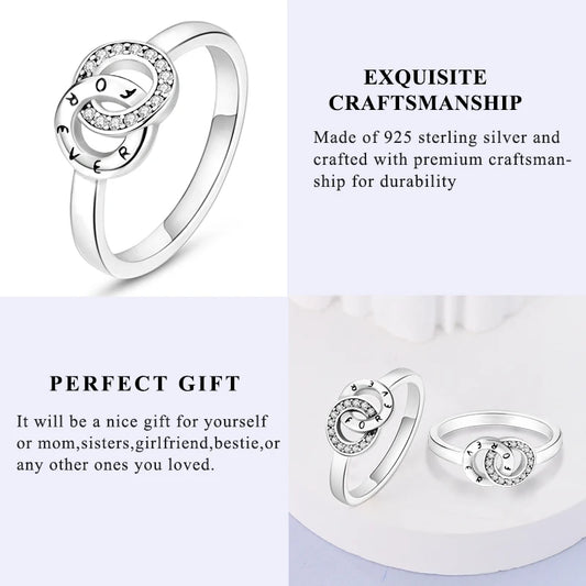 2026 New 925 Sterling Silver Rings Zircon Sparkling CZ Rings Rings For Women Original Wedding Fine Jewelry Accessories Gifts