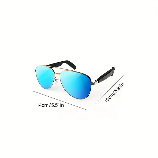 Smart Glasses, Bluetooth Glasses, Touch and Voice Control, Open Music Playback, Bluetooth 5.4, Outdoor, Fishing, Sports