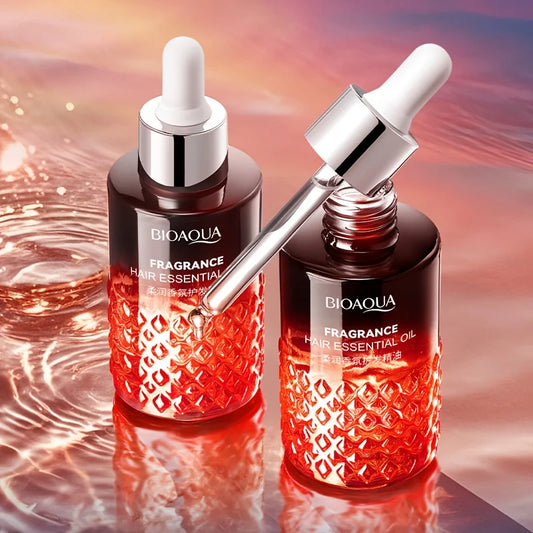 40ml Shiny Fragrance Hair Care Oil | Contains Moroccan Argan Oil | Smooths and Adds Shine, Tames Frizz | Emergency Essential for Dates/Commuting/Travel Photography | a Must-Have for Sofa Lovers, 40ml Per Bottle