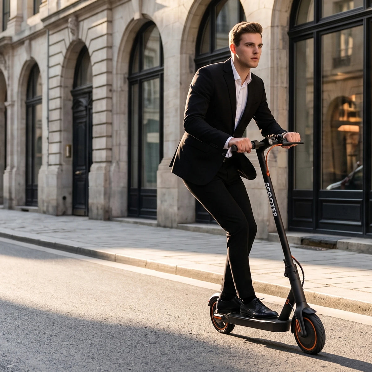 Electric Scooters for Adults, 8.5' Tire, Max 19 Miles and 19 Mph, 550W Foldable E Scooter with Side Light & APP
