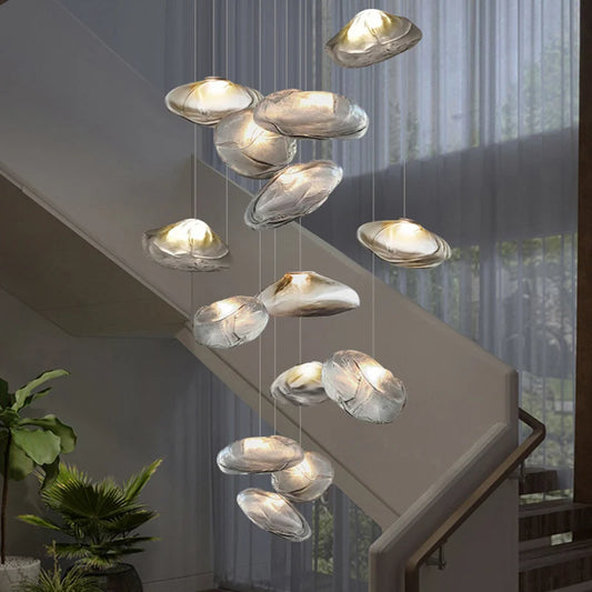 Modern Stair chandelier Pendant lights indoor lighting Ceiling lamp hanging light led Chandeliers for living room indoor lightin