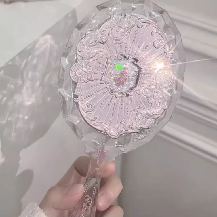 Flower Knows Little Angel Eyeshadow Palette Hand Mirror Brush Set Delicate Matte Glow Shimmer Flowerknows Edens Angel Eyeshadows