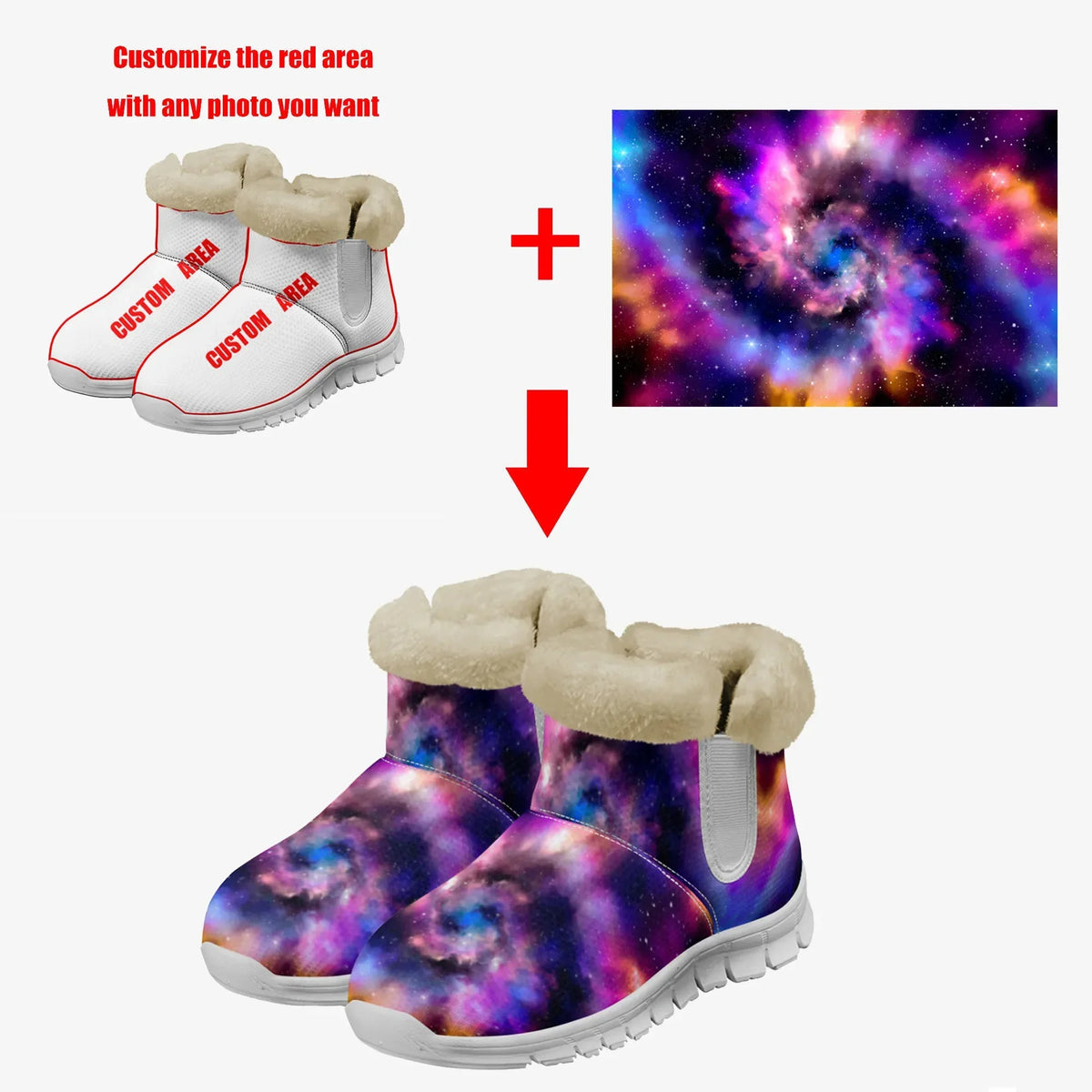 The White Stripes Snow Boots Warm Boot Mens Womens Teentager Shoes Outdoor High Quality Fanshion Casual Sneakers Custom Shoes