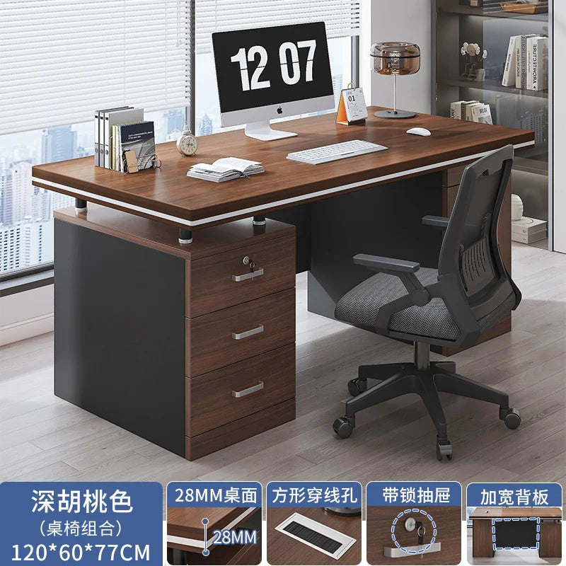 FG Display Luxury Office Desk Bedroom Reception Design Drawers Office Desk Unique Storage Universal Tavolino Postmodern Furnitur