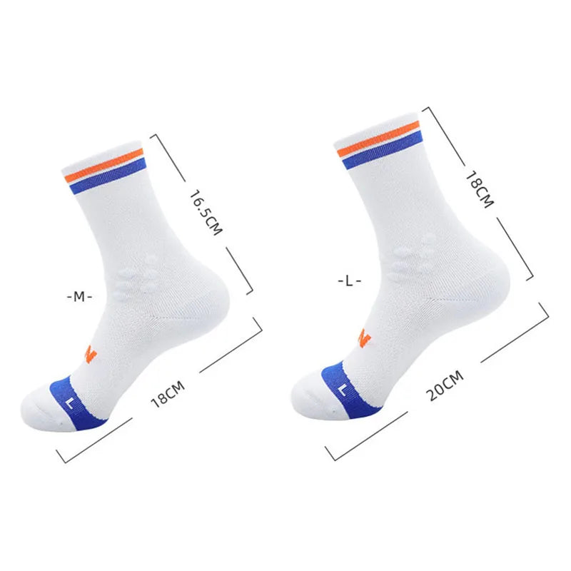 Running Compression Socks Crew Marathon Sport Sock For Man Woman Adult Teenager