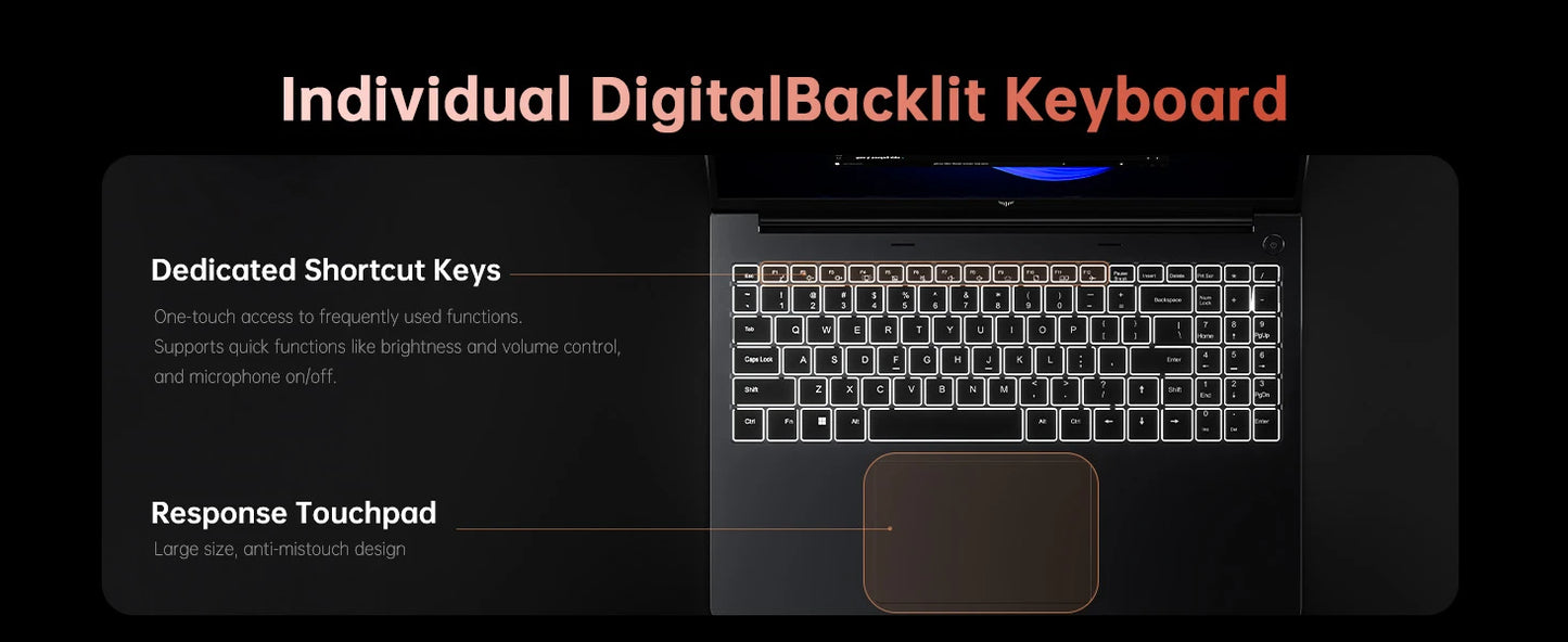 ACEMAGIC AMD Ryzen 9 6900HX Laptop 16 Inch FHD Display 16GB LPDDR5 RAM 512GB SSD Gaming Notebook Backlit Keyboard Windows 11 Pro